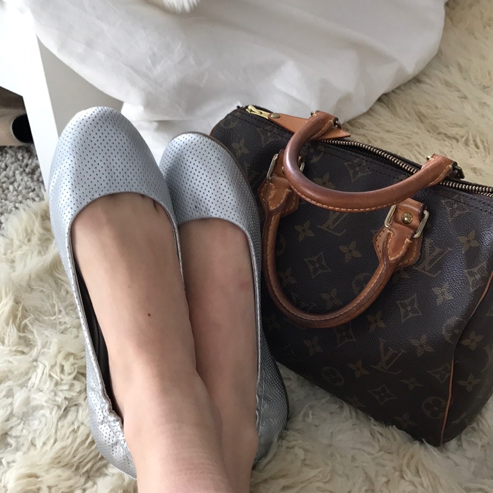 Mossimo Perforated Faux Leather Flats